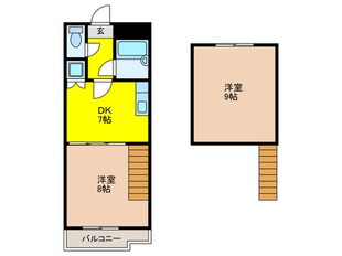 エイチ・ツーオー今川の物件間取画像